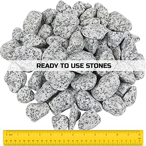 גלשילד חלוקי לצמחים עסיסי סלעים אקווריום חצץ דגי טנק סלעים דקורטיבי אבנים עבור אגרטלים ואדניות [2 קילו | 2-4